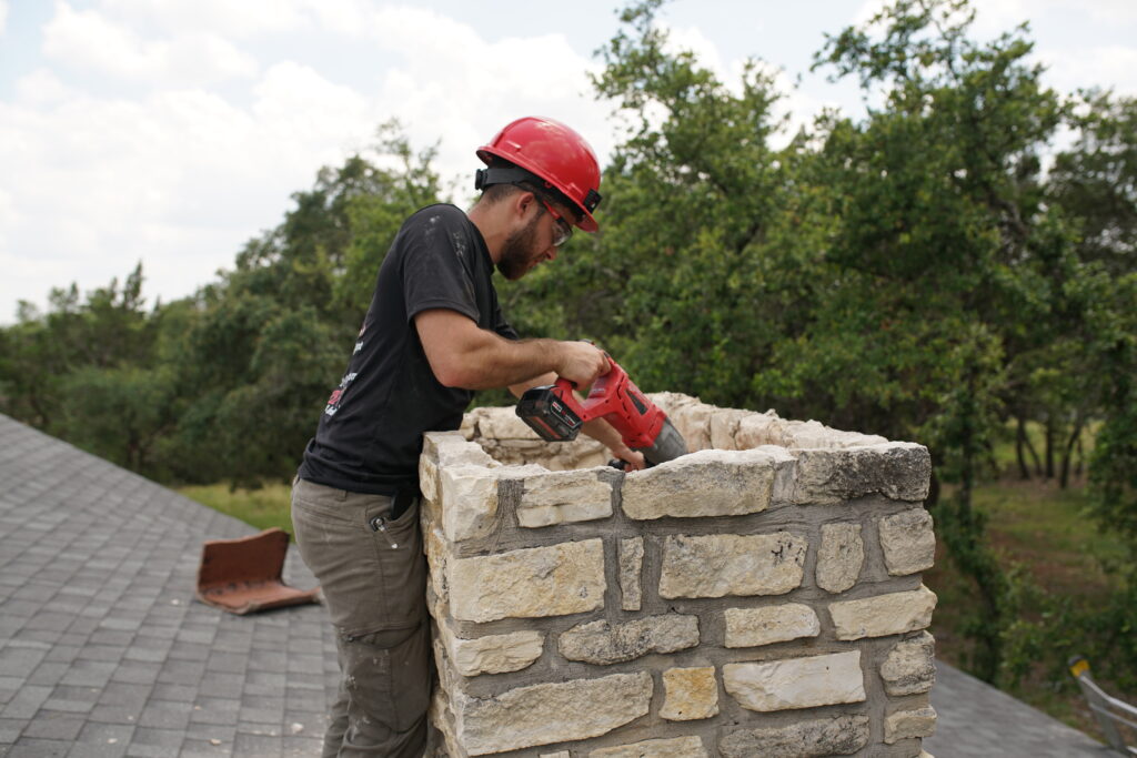 Masonry repair by Chimney Star